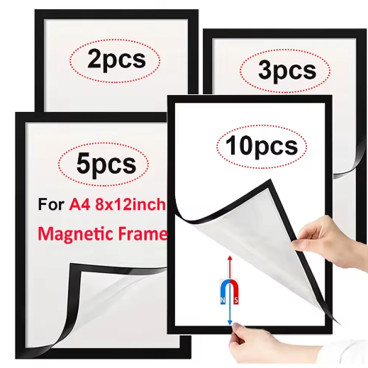 A4 Magnetisch Poster Frame – Zelfklevend Display Frame