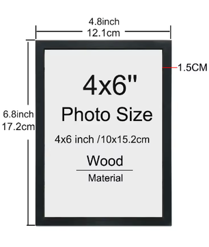 Set van 14 Houten Fotolijsten – Wand- en Tafel Fotoframes