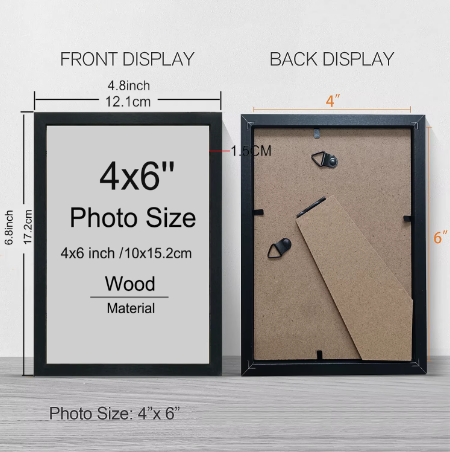 Set van 14 Houten Fotolijsten – Wand- en Tafel Fotoframes