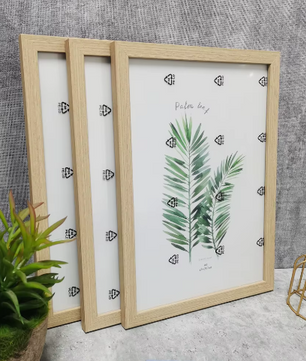 Set van 3 Houten Fotolijsten – Wand en Tafel Foto Frames