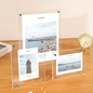 Acryl Fotolijst Desktop Standaard – Transparante Foto Display