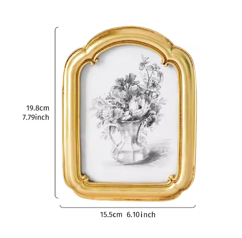 Gebogen Fotolijst Ornament – Decoratief Bureau Frame