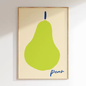 Minimalistische Fruit Canvas Poster – Moderne Keuken en Eetkamer Wanddecoratie
