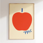 Minimalistische Fruit Canvas Poster – Moderne Keuken en Eetkamer Wanddecoratie