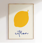 Minimalistische Fruit Canvas Poster – Moderne Keuken en Eetkamer Wanddecoratie