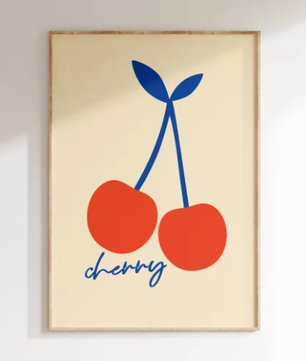 Minimalistische Fruit Canvas Poster – Moderne Keuken en Eetkamer Wanddecoratie