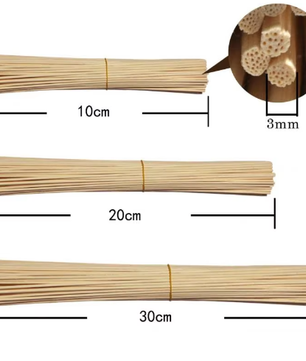 Rotan Diffuser Stokjes – Navulling Geurstokjes voor Aromatherapie