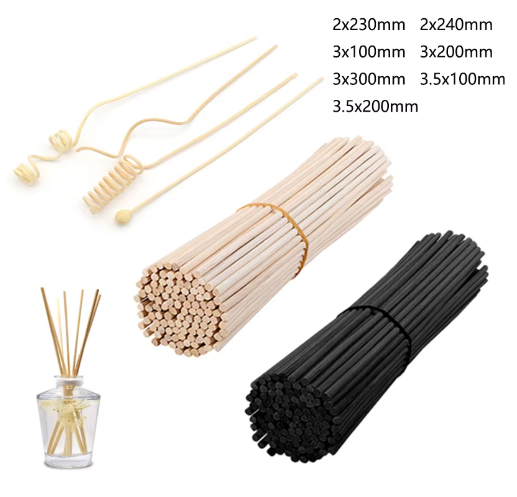 Rotan Diffuser Stokjes – Navulling Geurstokjes voor Aromatherapie