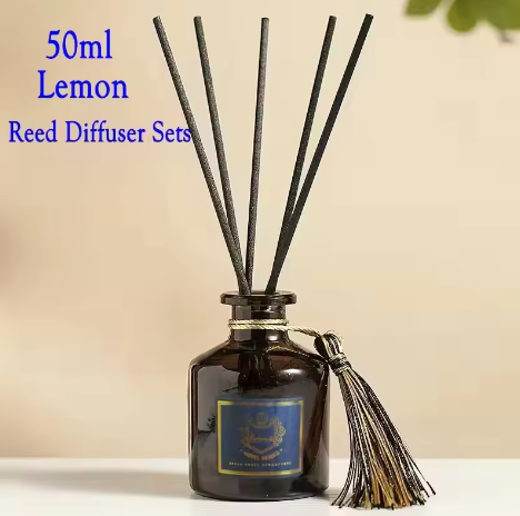 Riet Diffuser Set 50 ml – Aromatherapie Geurstokjes voor Huis