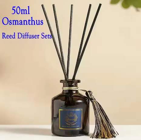 Riet Diffuser Set 50 ml – Aromatherapie Geurstokjes voor Huis