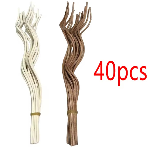 Set van 20 Rotan Diffuser Stokjes – Golvende Geurstokjes voor Aroma Diffusers