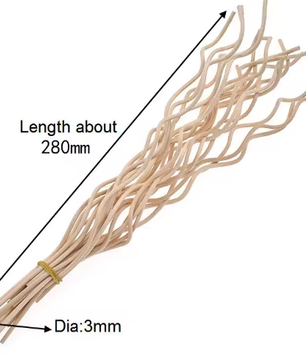 Set van 20 Rotan Diffuser Stokjes – Golvende Geurstokjes voor Aroma Diffusers