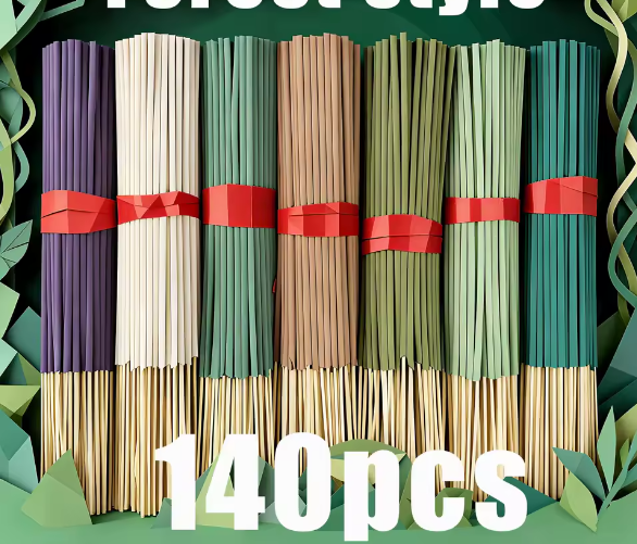 Set van 140 Wierookstokjes – Aromatische Geuren voor Meditatie en Ontspanning