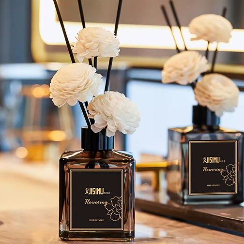 Jasmijn Riet Diffuser Set – Aromatherapie Geurstokjes voor Huis