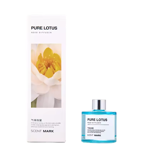 Riet Diffuser Set 50 ml – Lavendel en Jasmijn Geurstokjes voor Huis