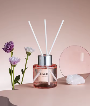 Riet Diffuser Set 50 ml – Lavendel en Jasmijn Geurstokjes voor Huis