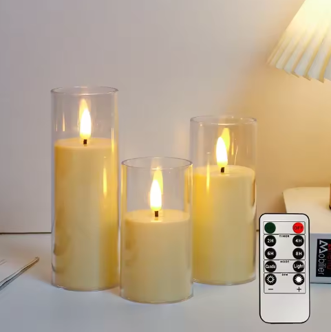 LED Vlamloze Kaarsen Set – Elektronische Kaarsen met Afstandsbediening en Timer