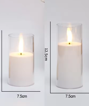 LED Vlamloze Kaarsen Set – Elektronische Kaarsen met Afstandsbediening en Timer