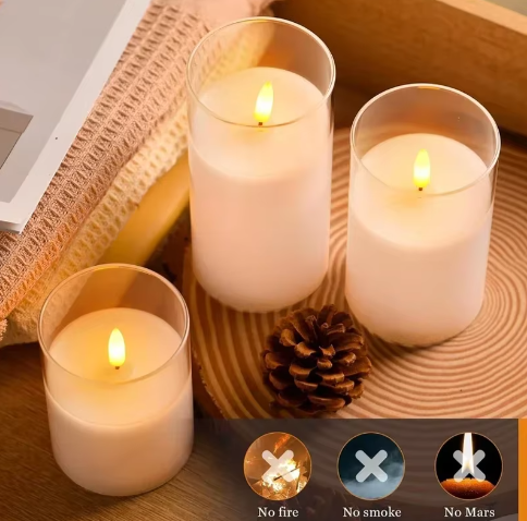 LED Vlamloze Kaarsen Set – Elektronische Kaarsen met Afstandsbediening en Timer