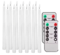 LED Taper Kaarsen Set – Vlamloze Kandelaars met Afstandsbediening