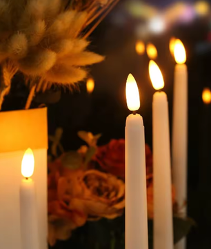 LED Taper Kaarsen Set – Vlamloze Kandelaars met Afstandsbediening