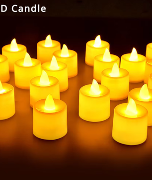 LED Theelicht Kaarsen – Vlamloze Batterij Kaarsen voor Decoratie