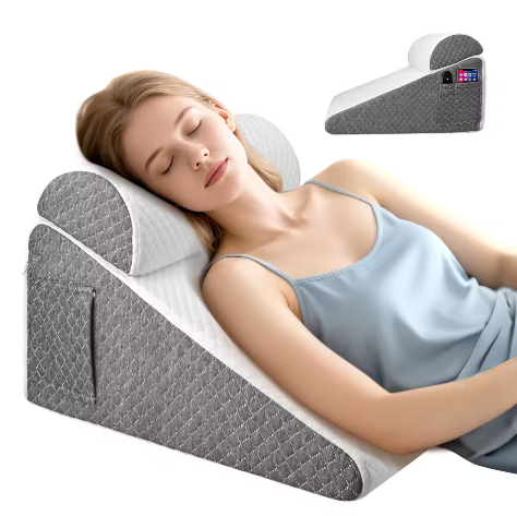 Ergonomisch Wigkussen van Traagschuim – Driehoekig Rug- en Slaapkussen