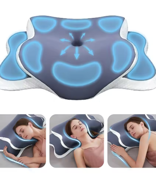 Ergonomisch Traagschuim Nekkussen – Orthopedisch Cervicaal Slaapkussen
