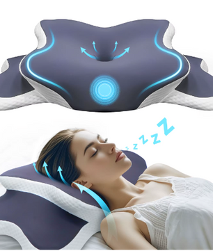 Ergonomisch Traagschuim Nekkussen – Orthopedisch Cervicaal Slaapkussen