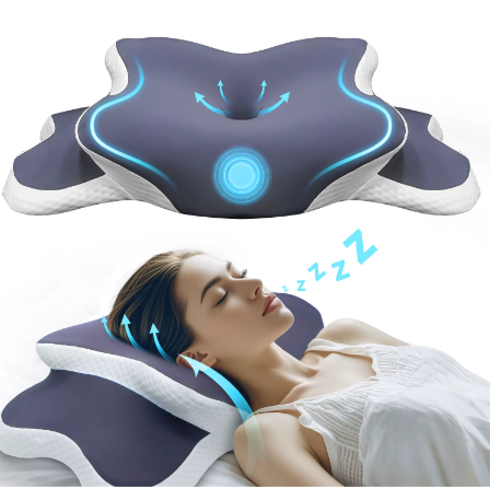 Ergonomisch Traagschuim Nekkussen – Orthopedisch Cervicaal Slaapkussen