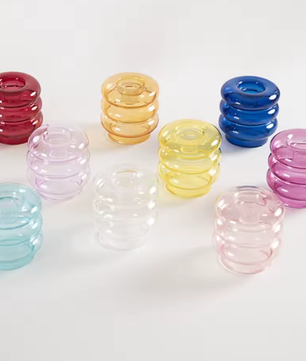 Glazen Kaarshouder – Moderne Kandelaar voor Tafel en Interieur Decoratie