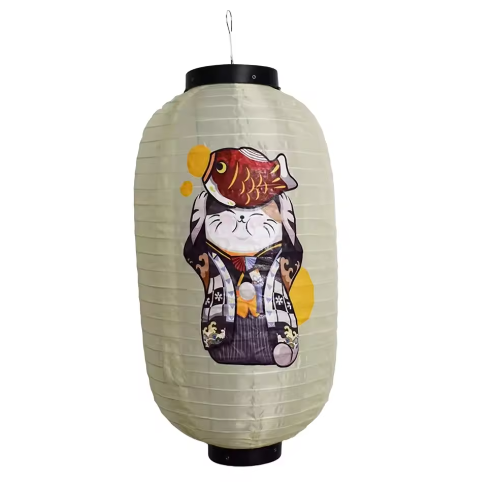Japanse Hangende Lantaarn – Traditionele Decoratieve Lamp voor Restaurant en Interieur