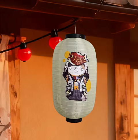 Japanse Hangende Lantaarn – Traditionele Decoratieve Lamp voor Restaurant en Interieur