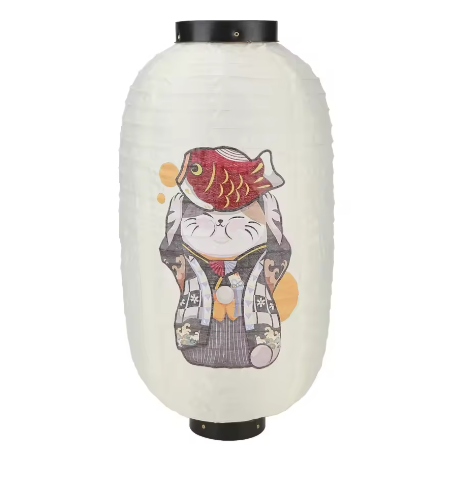 Japanse Lucky Cat Hanglantaarn – Traditionele Bistro Decoratie