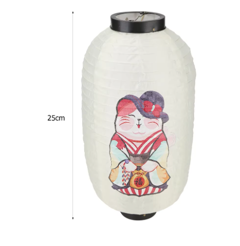 Japanse Lucky Cat Hanglantaarn – Traditionele Bistro Decoratie