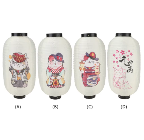 Japanse Lucky Cat Hanglantaarn – Traditionele Bistro Decoratie