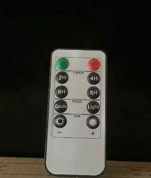 LED Conische Kaars met Bewegende Vlam – Vlamloze Tafelkaars met Afstandsbediening 25 cm