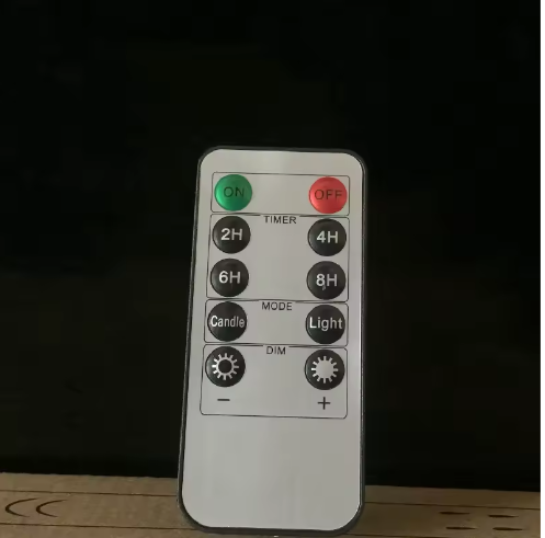 LED Conische Kaars met Bewegende Vlam – Vlamloze Tafelkaars met Afstandsbediening 25 cm