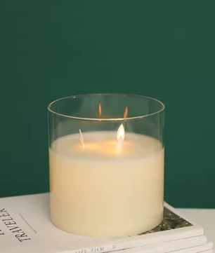 LED Vlamloze Kaars met Bewegende Vlam – Batterij Tafelkaars 15 × 15 cm