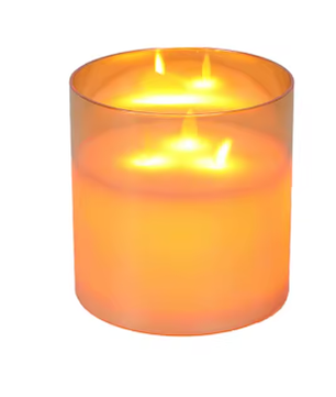 LED Vlamloze Kaars met Bewegende Vlam – Batterij Tafelkaars 15 × 15 cm