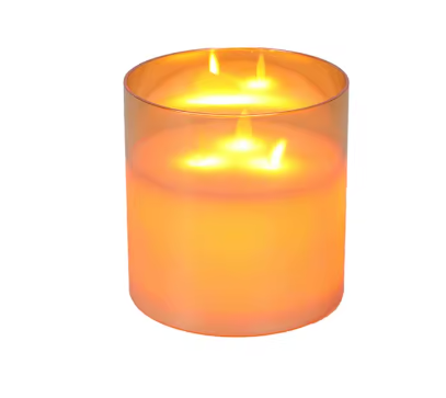 LED Vlamloze Kaars met Bewegende Vlam – Batterij Tafelkaars 15 × 15 cm