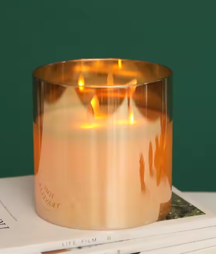 LED Vlamloze Kaars met Bewegende Vlam – Batterij Tafelkaars 15 × 15 cm