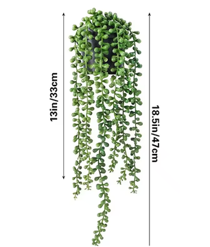 Kunstplant Wijnstok 90 cm – Hangende Decoratieve Klimop Slingers