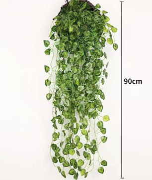 Kunstplant Wijnstok 90 cm – Hangende Decoratieve Klimop Slingers
