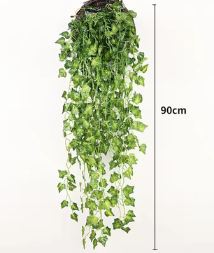 Kunstplant Wijnstok 90 cm – Hangende Decoratieve Klimop Slingers