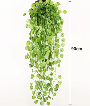Kunstplant Wijnstok 90 cm – Hangende Decoratieve Klimop Slingers