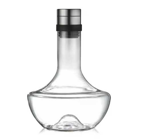 Kristallen Wijn Decanter 1000 ml – Handgemaakte Glazen Karaf met Beluchter