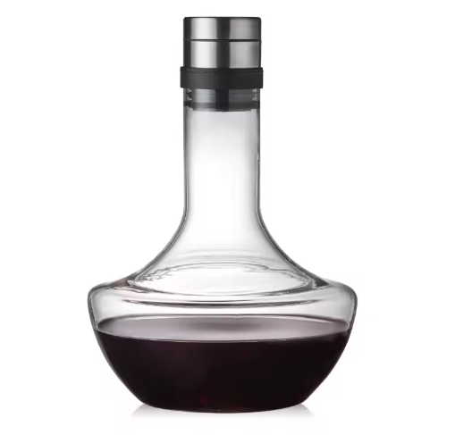 Kristallen Wijn Decanter 1000 ml – Handgemaakte Glazen Karaf met Beluchter
