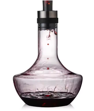 Kristallen Wijn Decanter 1000 ml – Handgemaakte Glazen Karaf met Beluchter