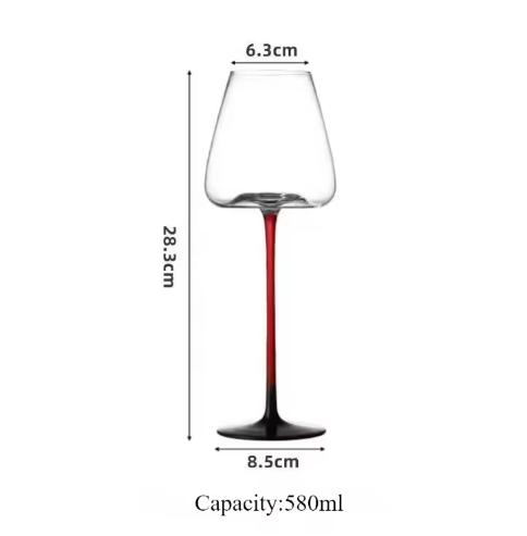 Bordeaux Wijnglas van Kristalglas – Groot Rode Wijnglas voor Wijnproeverij